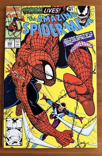Amazing Spider-Man #345 Boomerang Brand VF/NM  1st Cletus Kasady