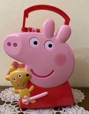 2003 Peppa Pig Plastic Handled Carrying Case, 11  X 9  Jazwares LLC ABD Ltd/Ent.