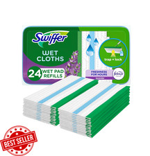 Swiffer Sweeper Wet Mopping Pad Refills 24 Count Febreze Lavender Vanilla.