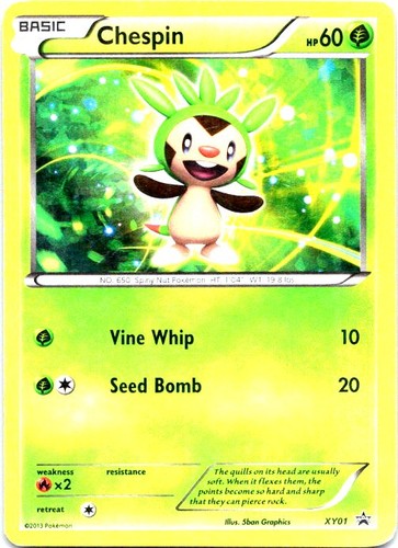 Chespin - Holo Promo XY Promos XY01 LP