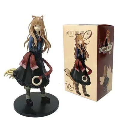 Spice and Wolf Holo Figure 17cm Anime PVC Statue Horo Wolf Goddess Collectible