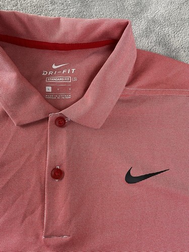 Nike Poloshirt Erwachsene Large hellrot Golf Performance Dri-Fit Herren Standard Fit - Bild 4 von 13