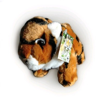 World Wildlife Foundation Endangered Species Tiger Tier Plüschtier - Neu mit Etikett
