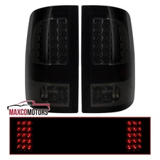 Glossy Black/Smoke Tail Lights Fits 2009-2018 Dodge Ram 1500 2500 3500 LED Lamps