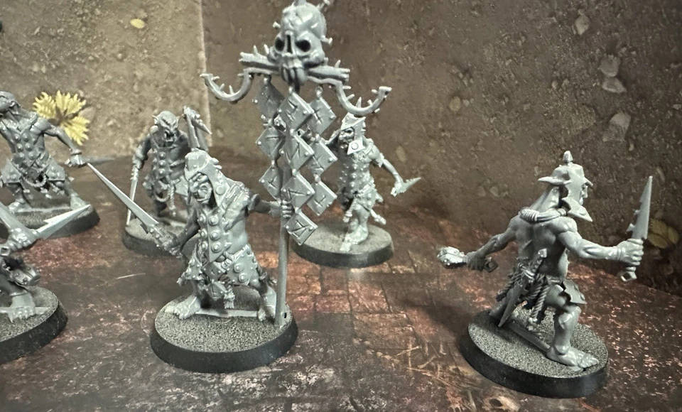 Warhammer Age of Sigmar Hobgrot Slittaz Kruleboyz, Construido X10 Foto 2 de 4