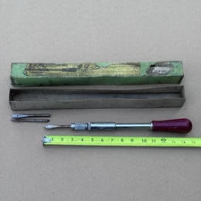 Vtg Yankee No 130A  Spiral Ratchet Screwdriver Push Drill USA Stanley Tool