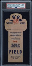 1964 World Series GM 3 PSA Pass Mickey Mantle Tops Ruth WS HR #16 Record POP 1⚾️