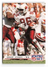 1992 Pro Set Ernie Jones #291 Phoenix Cardinals