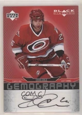 2007-08 Upper Deck Black Diamond Gemography Erik Cole #G-CO Auto n1u