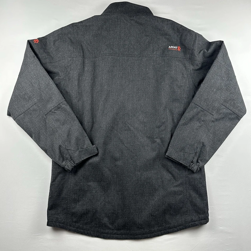 Chaqueta para hombre ARIAT FR Vernon negra CAT3 2112 trabajo eléctrica para hombre talla mediana  Foto 2 de 4