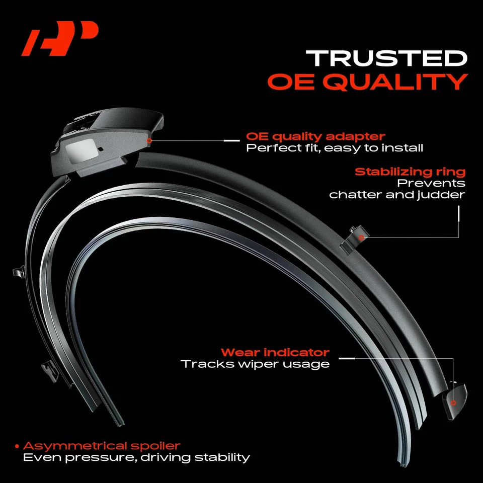 A-Premium 2x Limpiaparabrisas Delantero 24" y 18" para Kia Optima 07-15 Sorento Foto 4 de 4