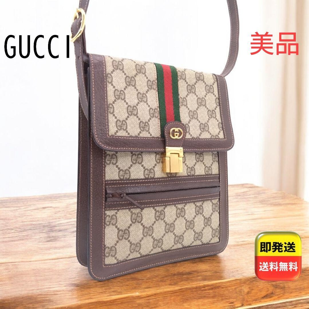 Excellent condition GUCCI GG pattern rare PARFUMS shoulder bag cute