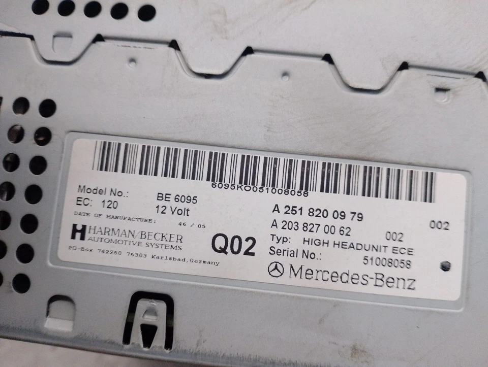 A2518200979 MULTIFUNKTIONSDISPLAY / HARMAN BECKER / A2518200979 / 5489131 FÜR ME - Bild 4 von 4