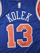 Tyler Kolek Signed Autographed New York Knicks Jersey PSA Certified