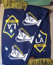 VINTAGE LA Galaxy 3X MLS Champion '02 '05 '11 Souvenir Scarf