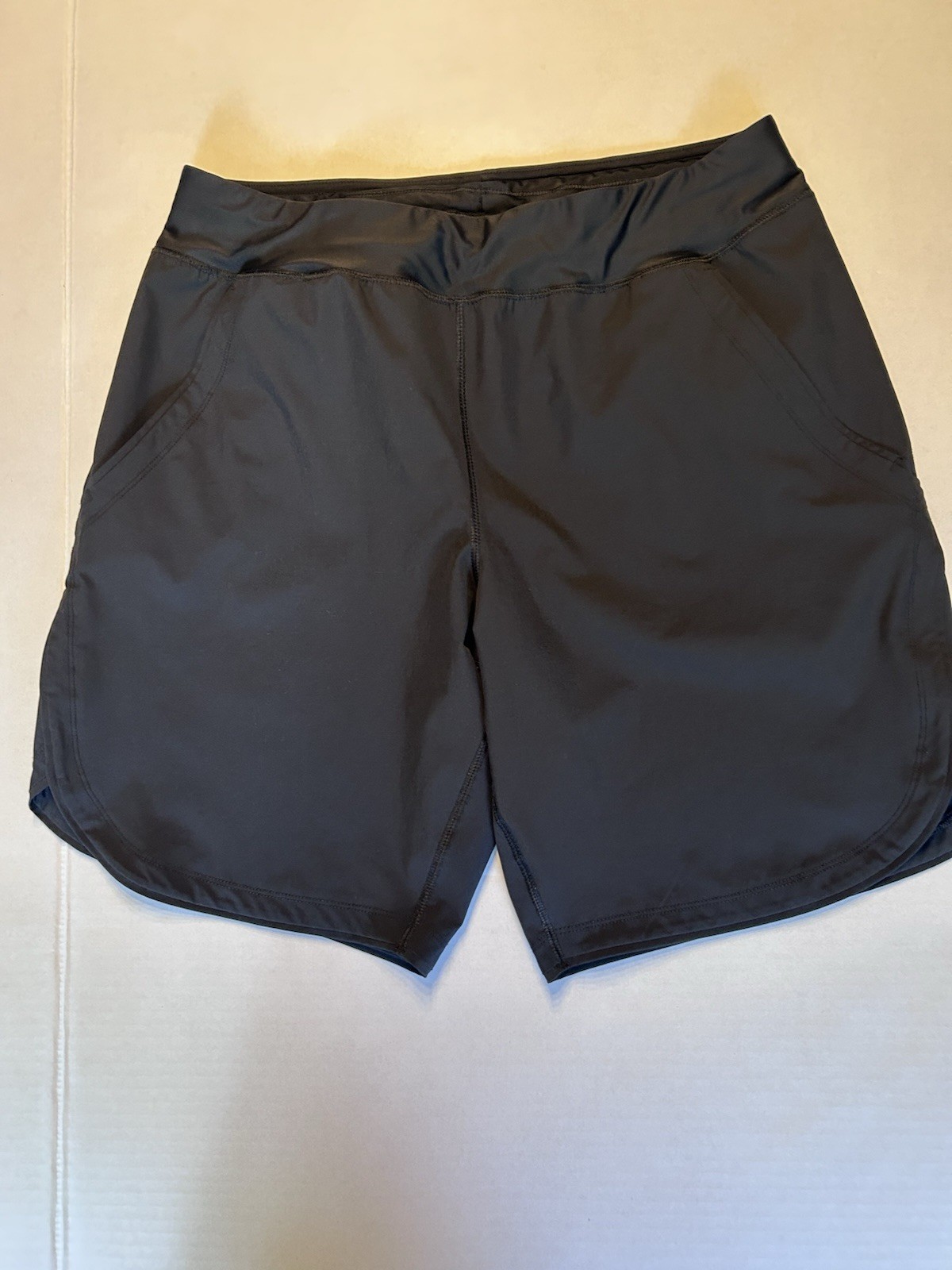 Lands End Women’s Black Swim Shorts Size 12