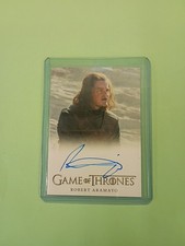 Robert Aramayo Young Eddard Stark GAME OF THRONES Season 7 Autograph Card Auto