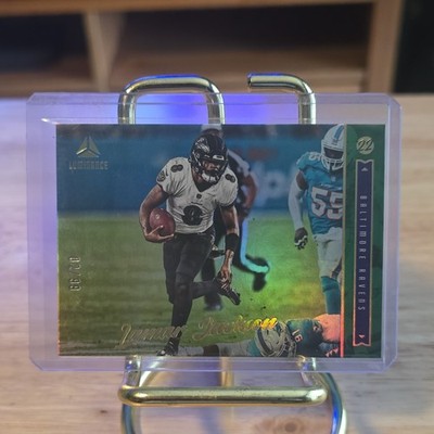 Panini 2022 Luminance Lamar Jackson Green /99 #86 Baltimore Ravens NFL