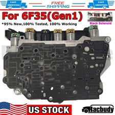 6f35 6-speed Transmission Valve Body W Black Solenoid For 2008-2013 Ford Gen 1