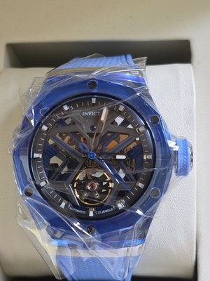 Invicta Celestial Orbitha Automatic 45mm Mens Watch Blue 69543