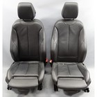2012-2017 BMW F30 F31 3-Series F34 4door Front Sport Seat Pair Black Leather OEM
