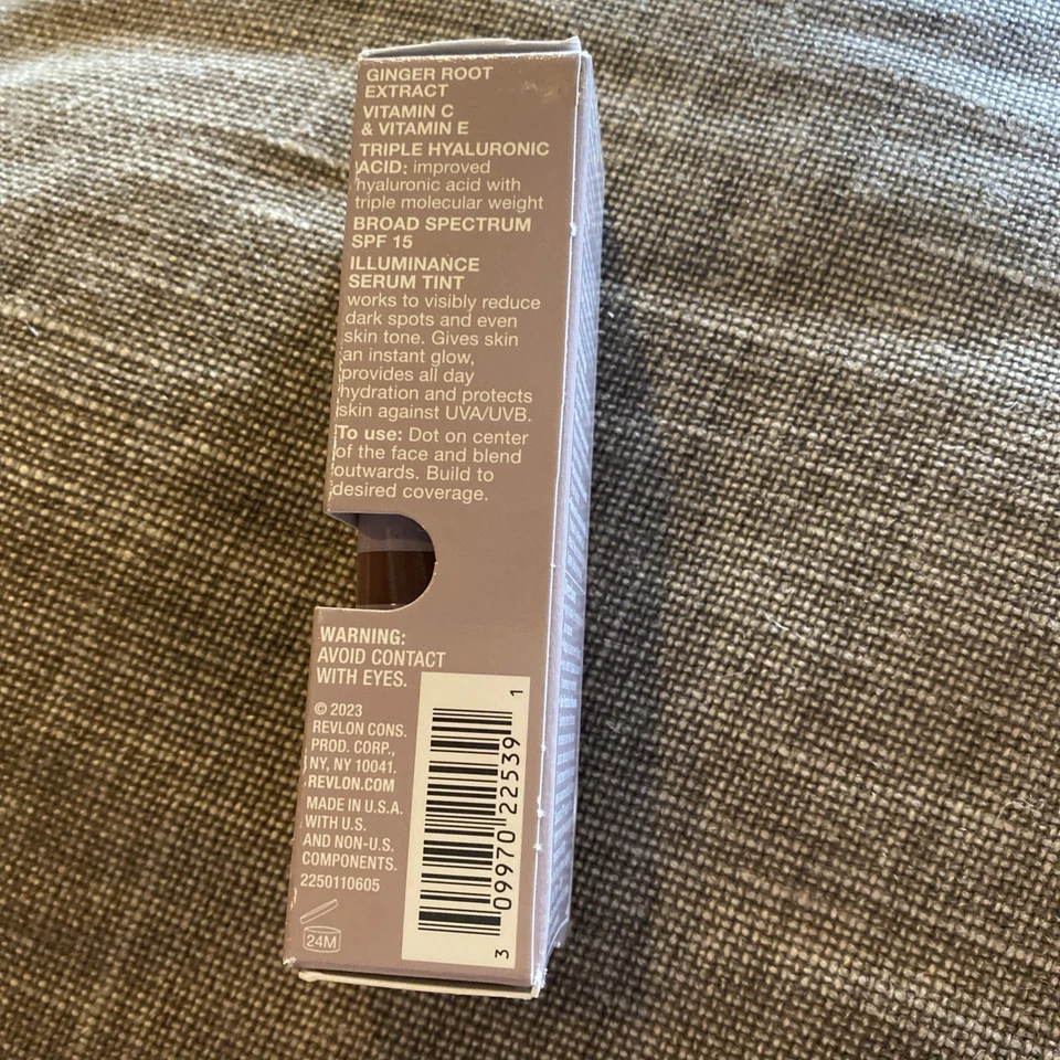 Revlon Illuminance Serum Tint SPF 15 Rich Mahogany 605 New Exp 2025 - Image 4 of 4
