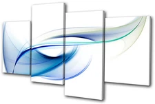 Abstract Design MULTI CANVAS WALL ART Picture Print VA