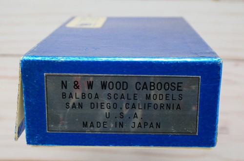 Balboa Scale Models, Norfolk & Western N&W Wood Caboose, Painted Brass HO Scale - Picture 13 of 19