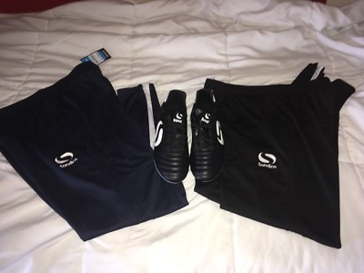 Sondico Strike FG Cleats Shoes  Men s Size 8 W/ Training Pants Med Lot NWT