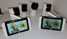 LOT 6 WIRELESS Smart Baby Monitor 4 CAM 2 LCD - NIGHT VISION Motion Detection