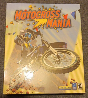 Motocross Mania Big Box (2000) PC-CD Sealed Rare Retro (NOT MotoCross Madness)