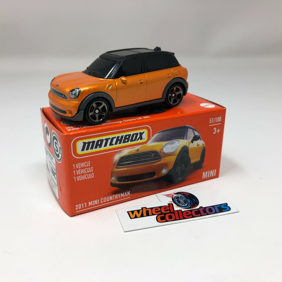 2011 Mini Countryman * Orange * 2021 Matchbox POWER GRABS Case U