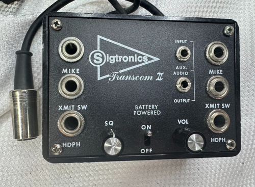 Sigtronics Transcom II, battery powered, SPO-42 Aircraft Com.System-Tested - Bild 2 von 6