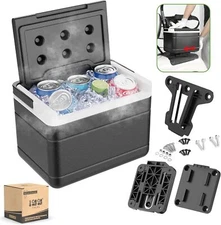 Universal Golf Cart Ice Cooler with Mounting Bracket for Yamaha Club Car EZGO 