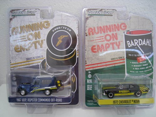RUNNING ON EMPTY Serie 11 komplett mit 6 Modellen Maßstab 1:64 Greenlight NEU - Picture 3 of 10