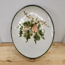John B Taylor Louisville Stoneware Harvest Pear, Large Platter 15"