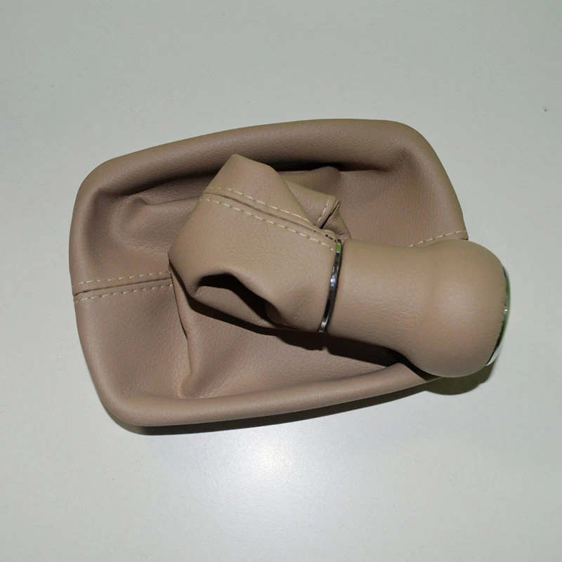 5Speed Beige Gear Shift Knob w/Gaitor Boot for Audi A6 C5 1998-2001 A4 1998-2000 Foto 3 de 4