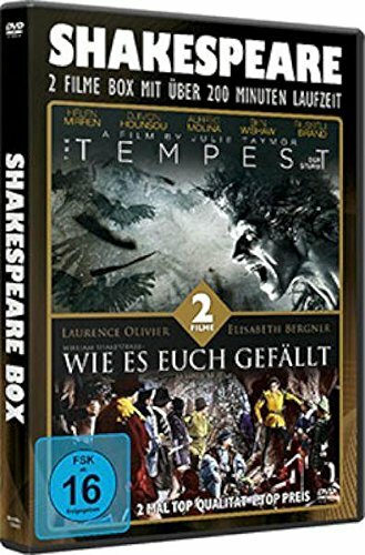 The Tempest AND As You Like It - NEW DVD - Shakespeare Box - 2 Movies - 2014