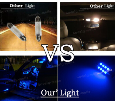 04-2011 For Mazda RX8 RX-8 Bright White SMD LED License Plate Light Housing Pair