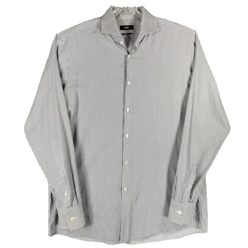Golf Boss by Brookhurst Mens XL Golf Shirt Gray Graphic Design 100