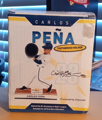 Carlos Pena Toothbrush Holder Tampa Bay Rays Baseball MLB Chevrolet SGA - w/box - Picture 7 of 9