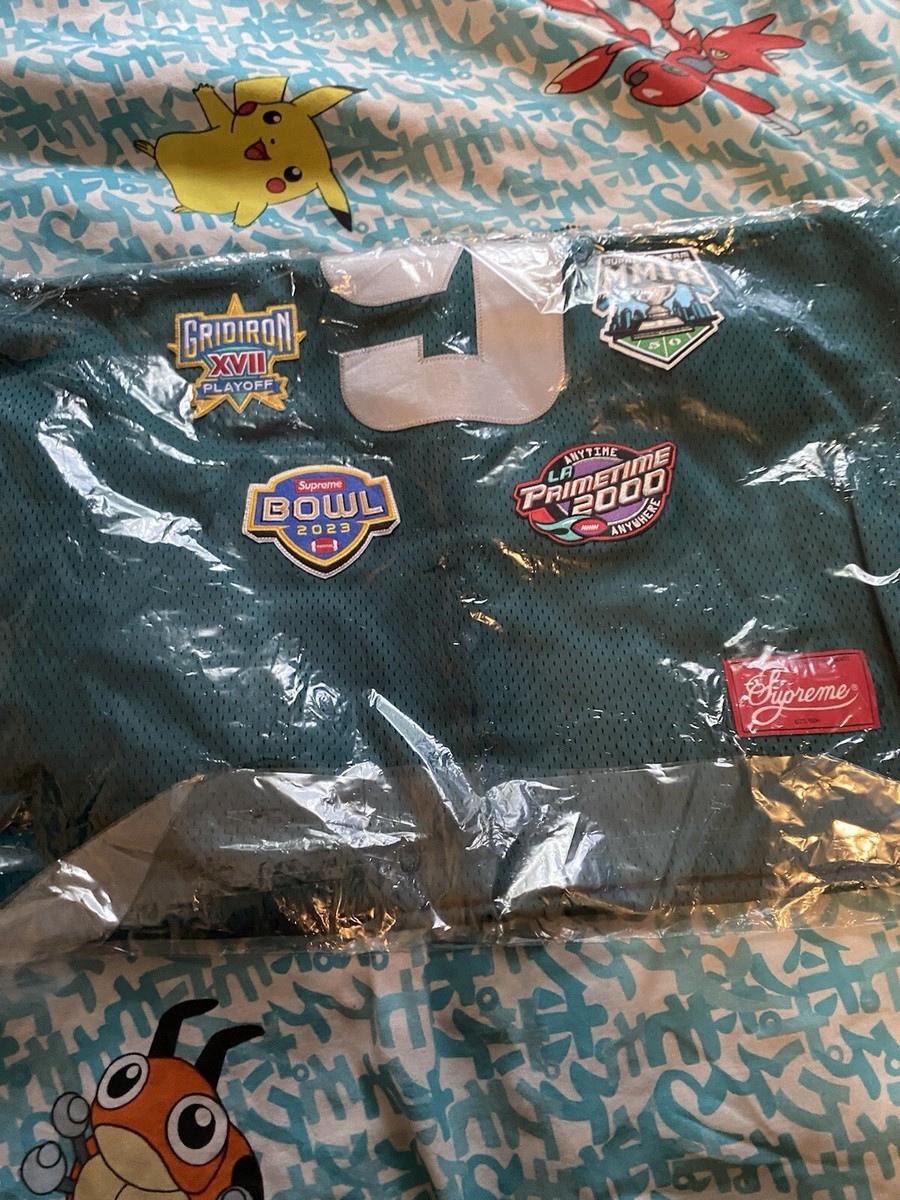 Supreme Championships Football Jersey (FW23) Dark Teal Sz Supreme Championships Football Jersey (FW23) Dark Teal Sz