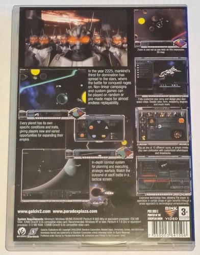Galactic Civilizations 2 Windows 98/Me/2000/XP 2006 Top-quality 100% Genuine - Picture 2 of 8