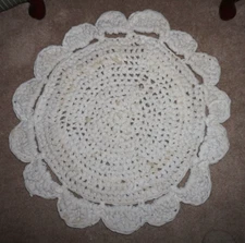 "Sweat Equity" Hand Crocheted Cotton T-Shirt Carpet