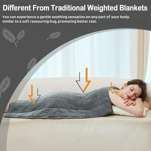 Small Weighted Blanket 6lbs 40" x 47" Ultra Soft Twin Size Weighted Blanket f... - Picture 5 of 8