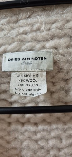 Dries van Noten woolen vest size S will fit 6-8 - Picture 2 of 3