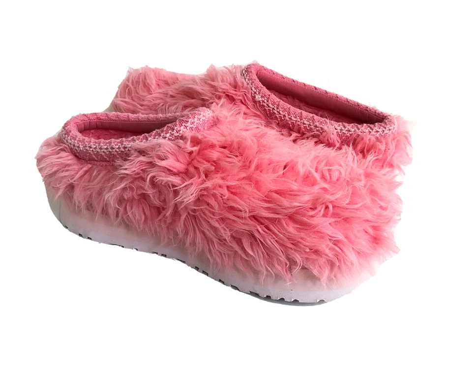 ZAPATO PLATAFORMA UGG PELUSA MAMÁ AZÚCAR TASMAN ROSA JAZMÍN EE. UU. 11 / UE 42 / REINO UNIDO 9 Foto 2 de 4