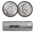 Canada Clad Coins - $5 Face Value Roll - Dime