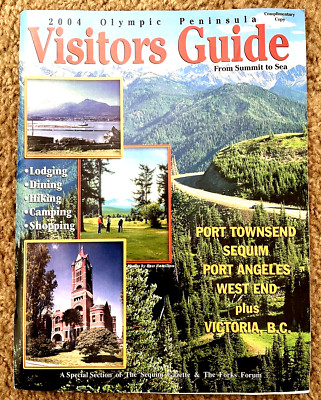 2004 Olympic Peninsula WA Visitors Guide Souvenir From Summit to Sea