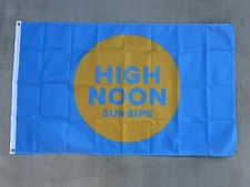 HIGH NOON SUN SIPS VODKA SELTZER BAR MAN CAVE 3x5 Ft Flag Banner .